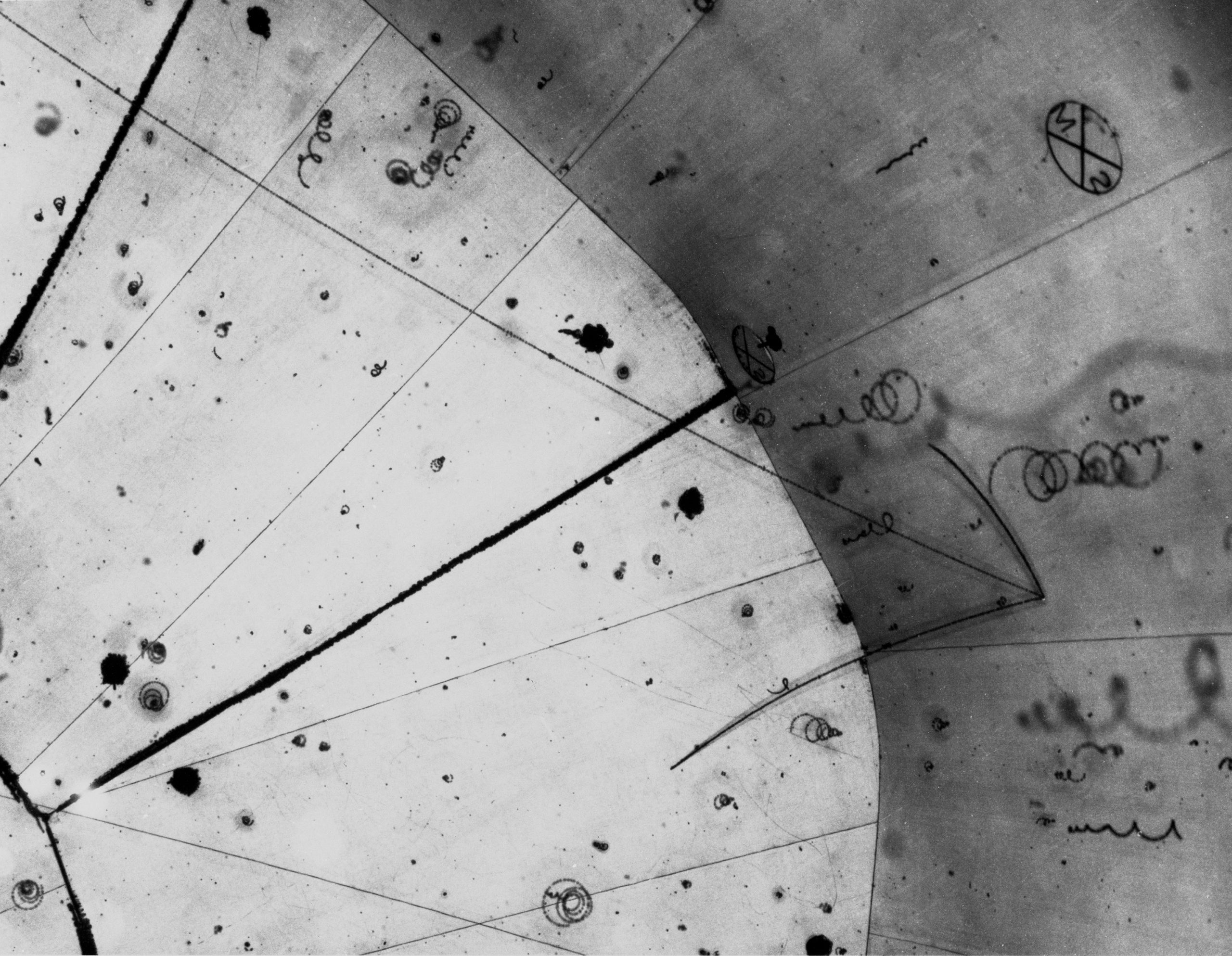 First neutrino event measured by ZGS (1970)